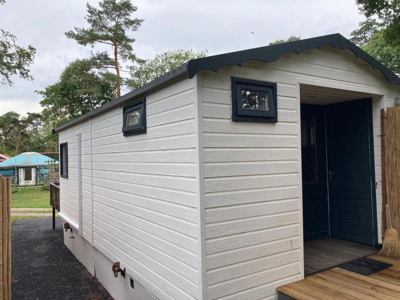Tiny House 'T Heidehoes In Usselo 엔스헤데 외부 사진